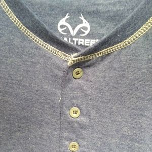 Realtree Men's button up short sleeve hensley sz L